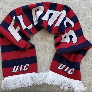 University of Illinois at Chicago Flames Soccer Scarf UIC Scarf Student Section